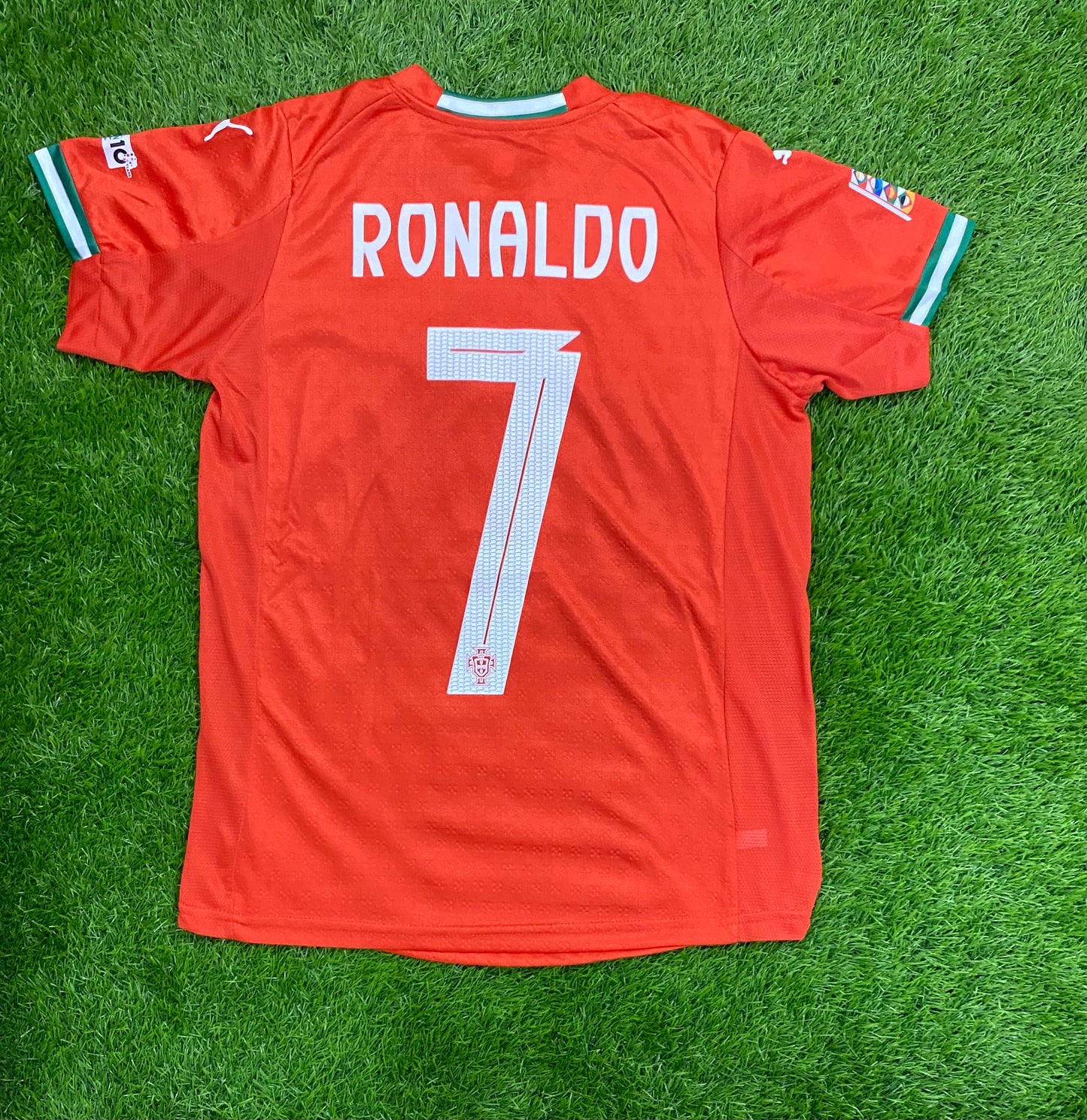 Portugal Home Ronaldo 7 25/26 player version logos