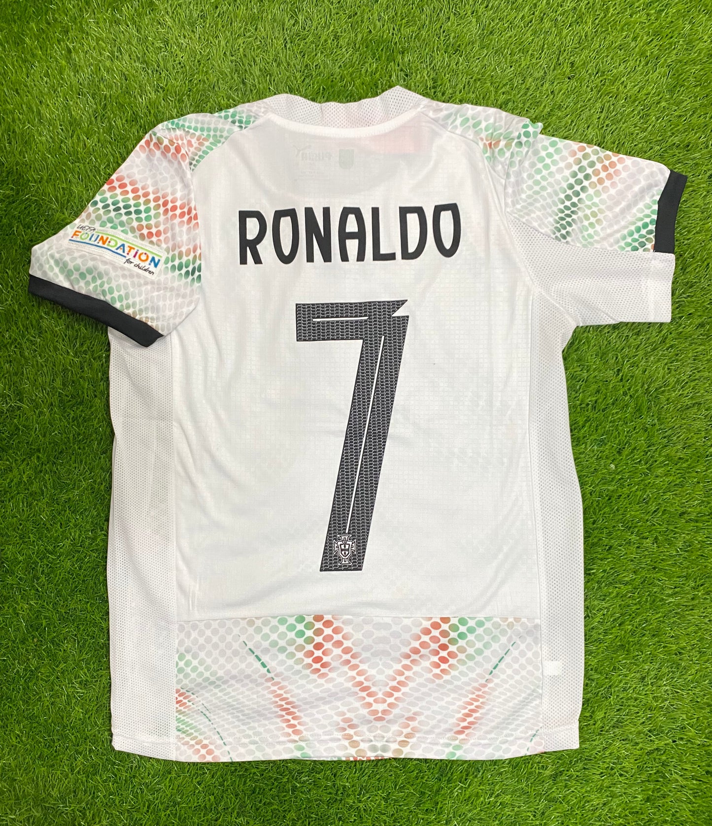 Portugal away Ronaldo 7 25/26 player version logos