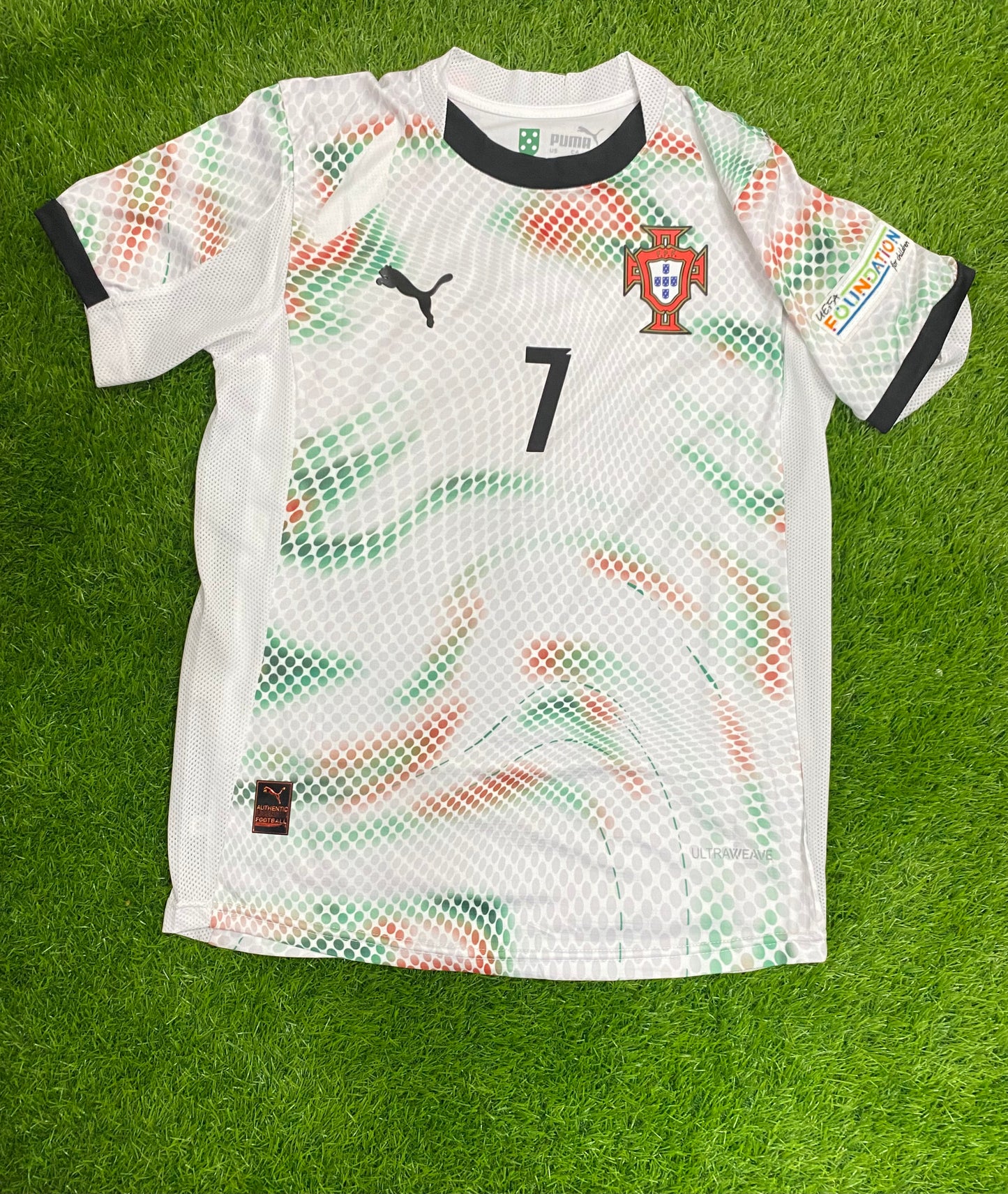 Portugal away Ronaldo 7 25/26 player version logos