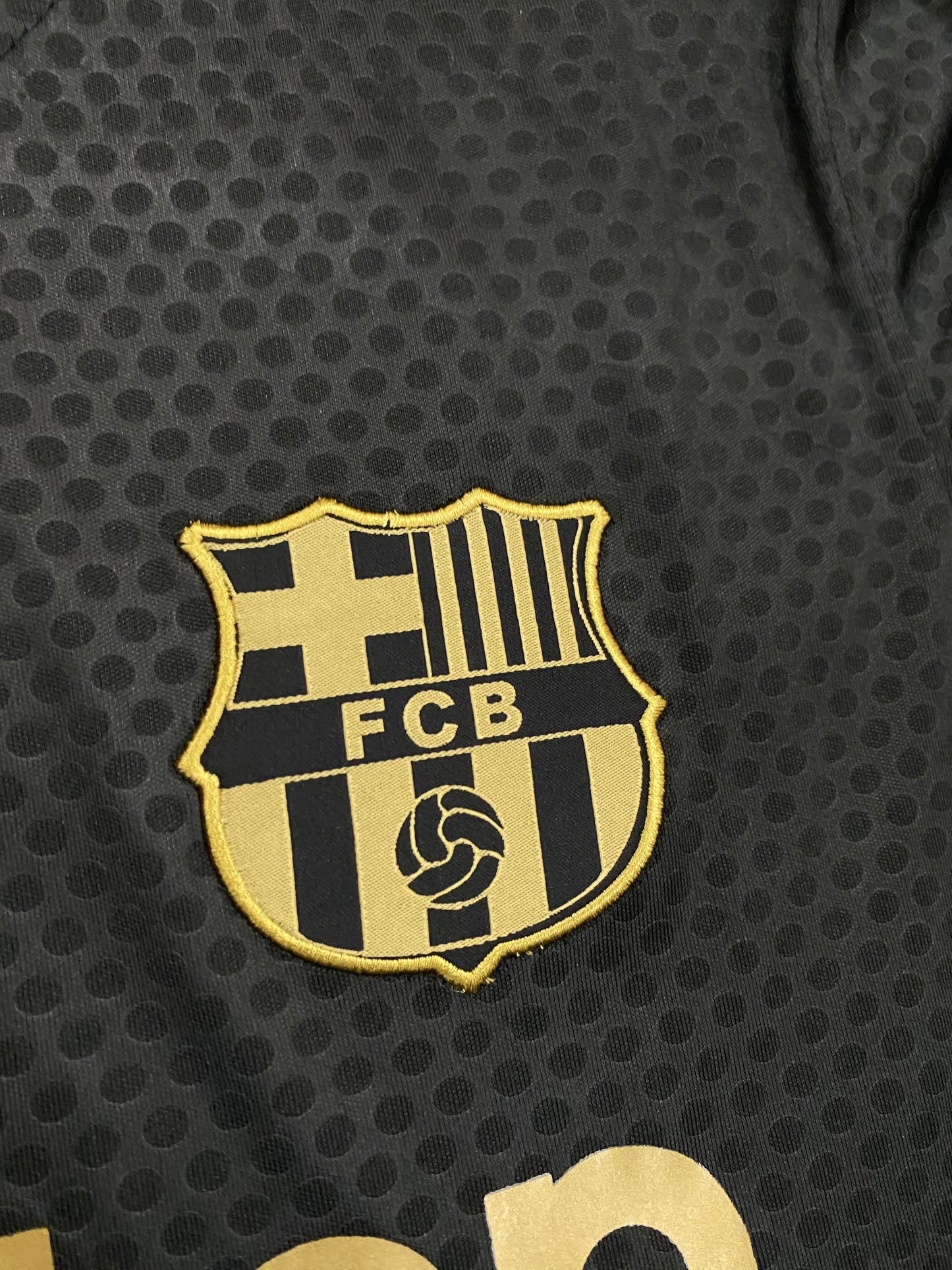 Barcelona Messi Black Shirt 20/21