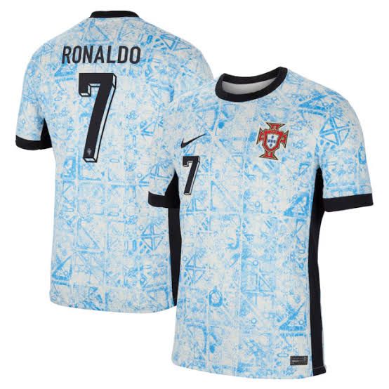 Portugal Ronaldo 7 Euro Cup 2024 Away Shirt