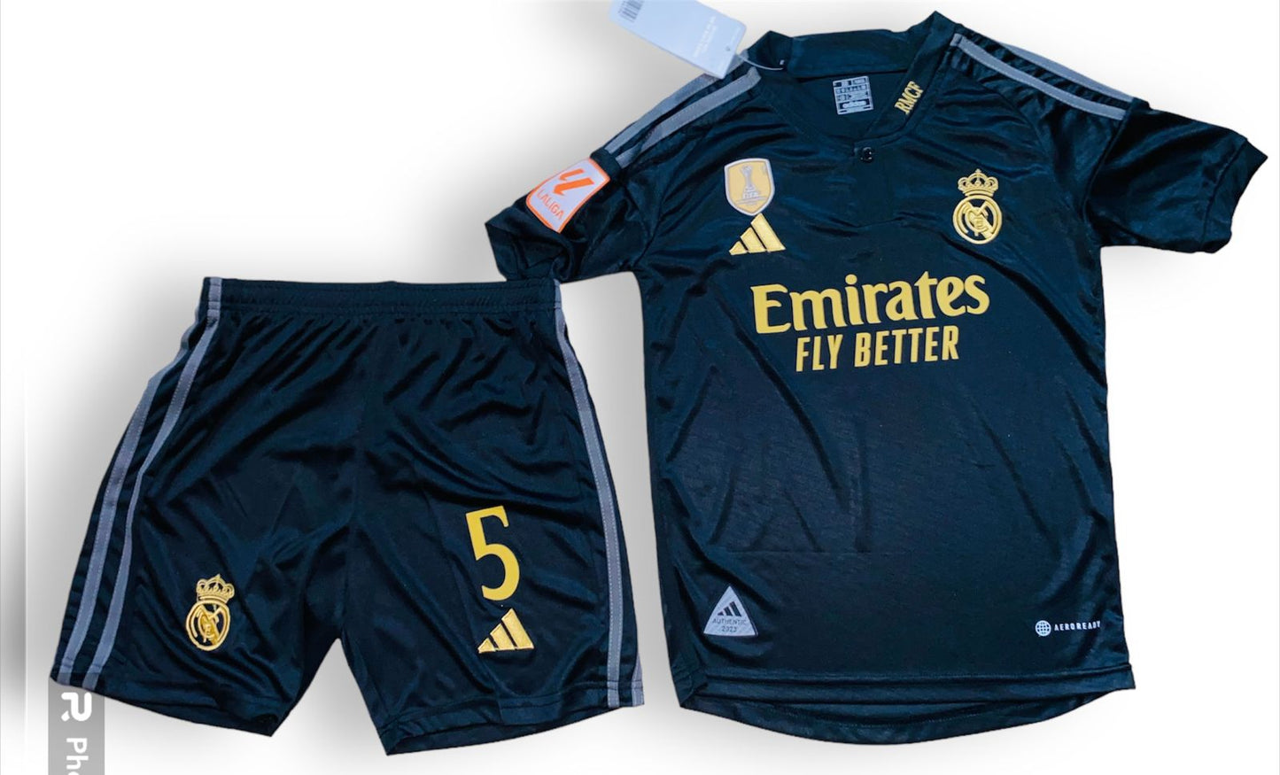 Kids Real Madrid Third Kit 23/24