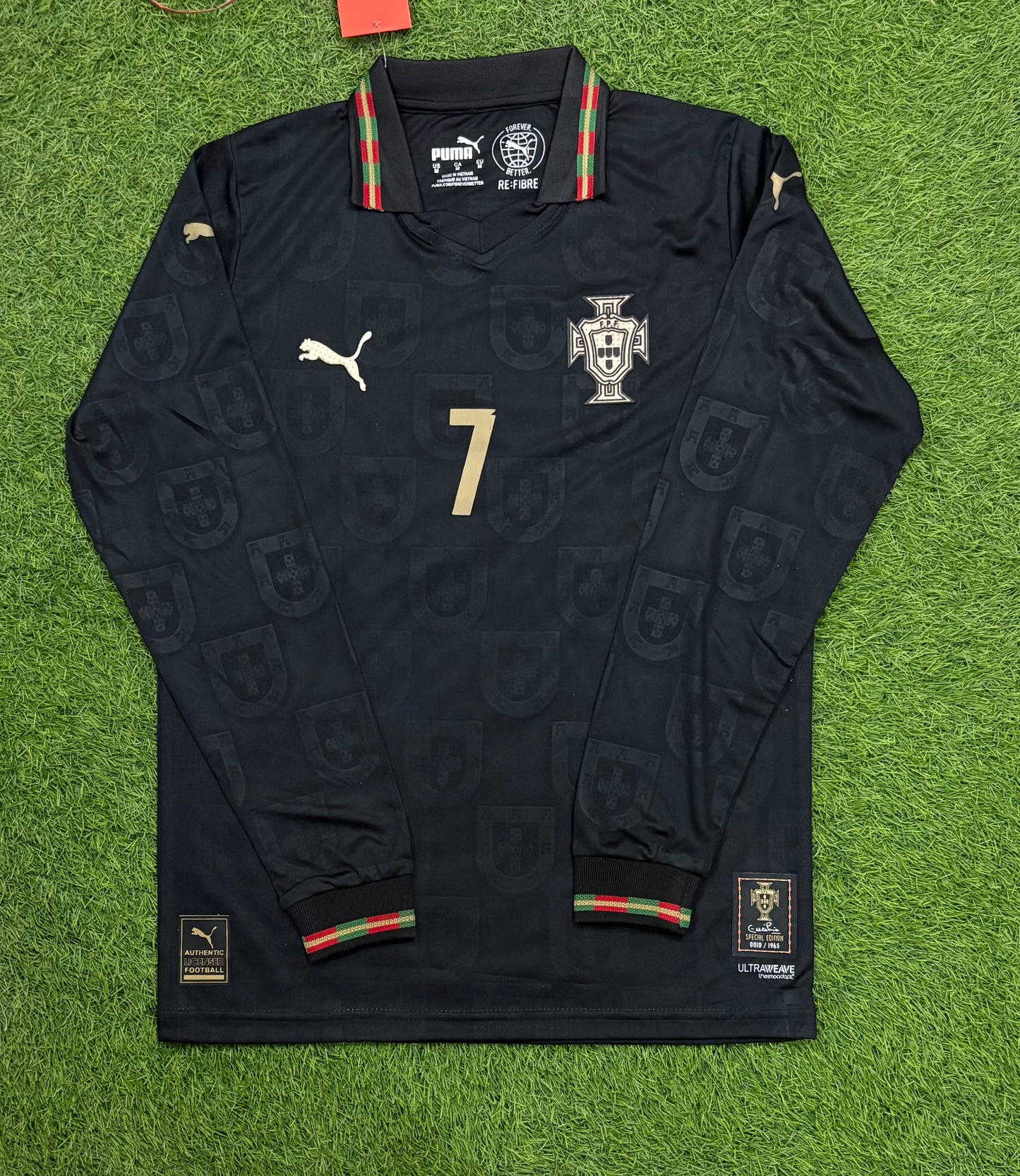 Portugal black panther jersey 2026 Player version (full sleeves)