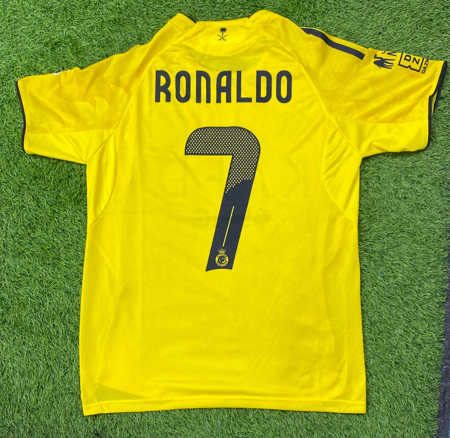 Al Nassar Home Ronaldo # 7 25/26 (Player version logos) Half sleeves