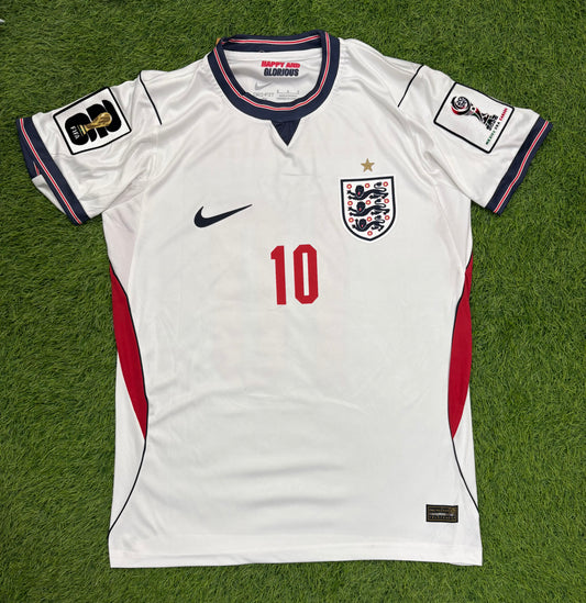England Home Worldcup 2026 Player Version Logos (half sleeves)