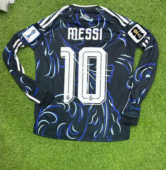 Argentina Away Worldcup 2026 Player Version Logos (full sleeves)