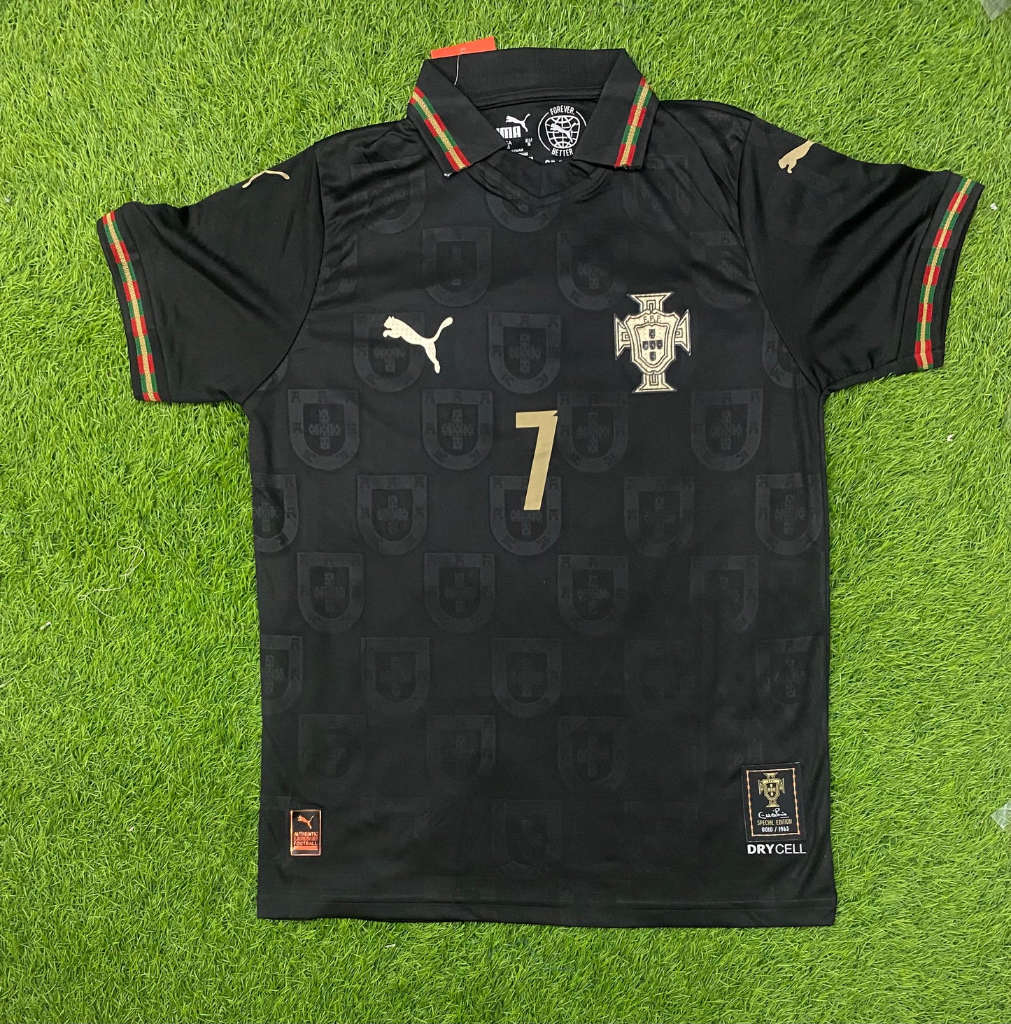 Portugal black panther jersey 2026 Player version (Half sleeves)