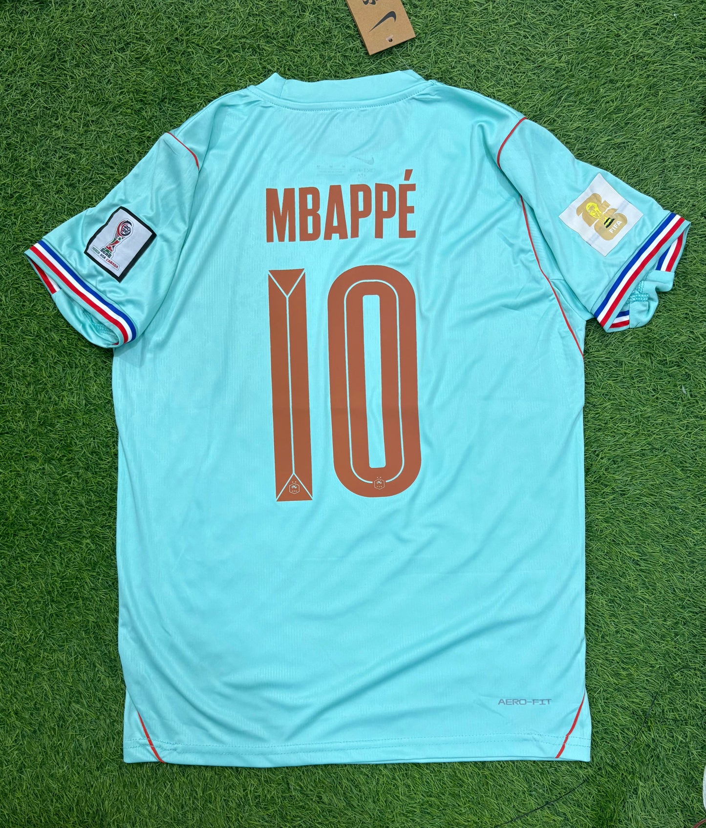 France Away worldcup 2026 shirt half sleeves Embroidered logos
