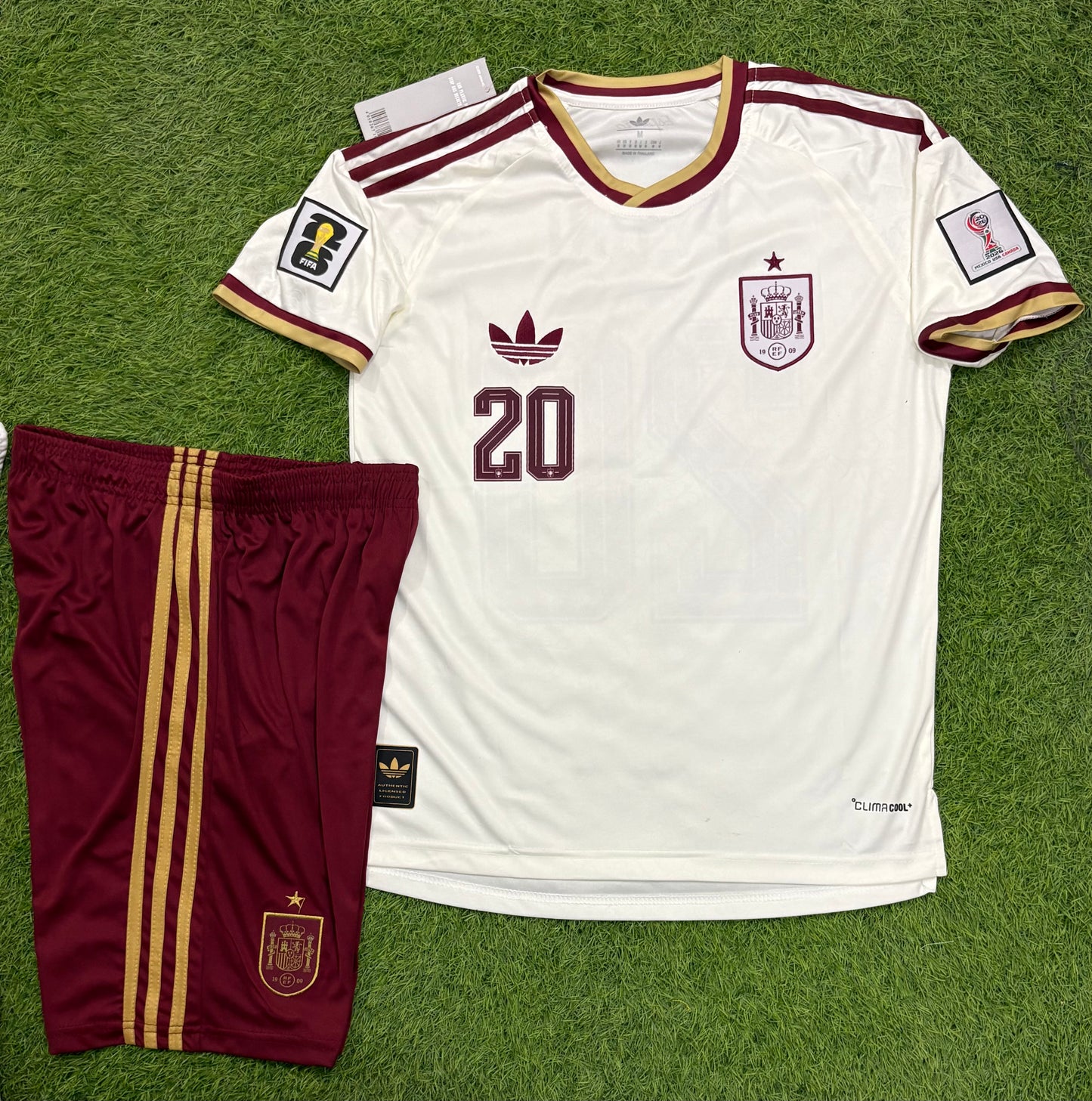 Spain Away worldcup 2026 Embroidered logos