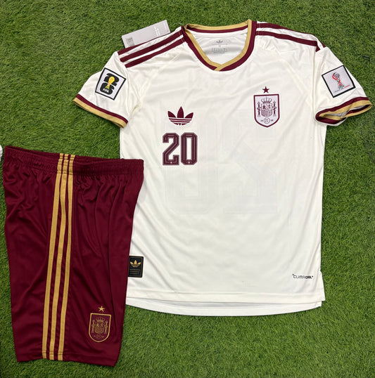 Spain Away worldcup 2026 Embroidered logos