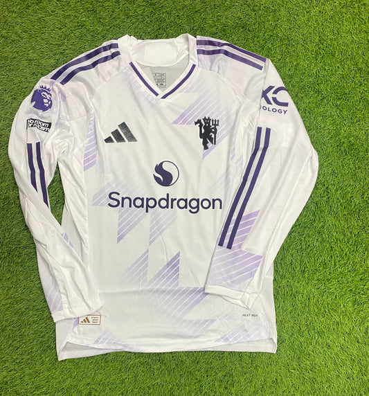 Manchester United Away 25/26 (Player version logos) Full sleeves