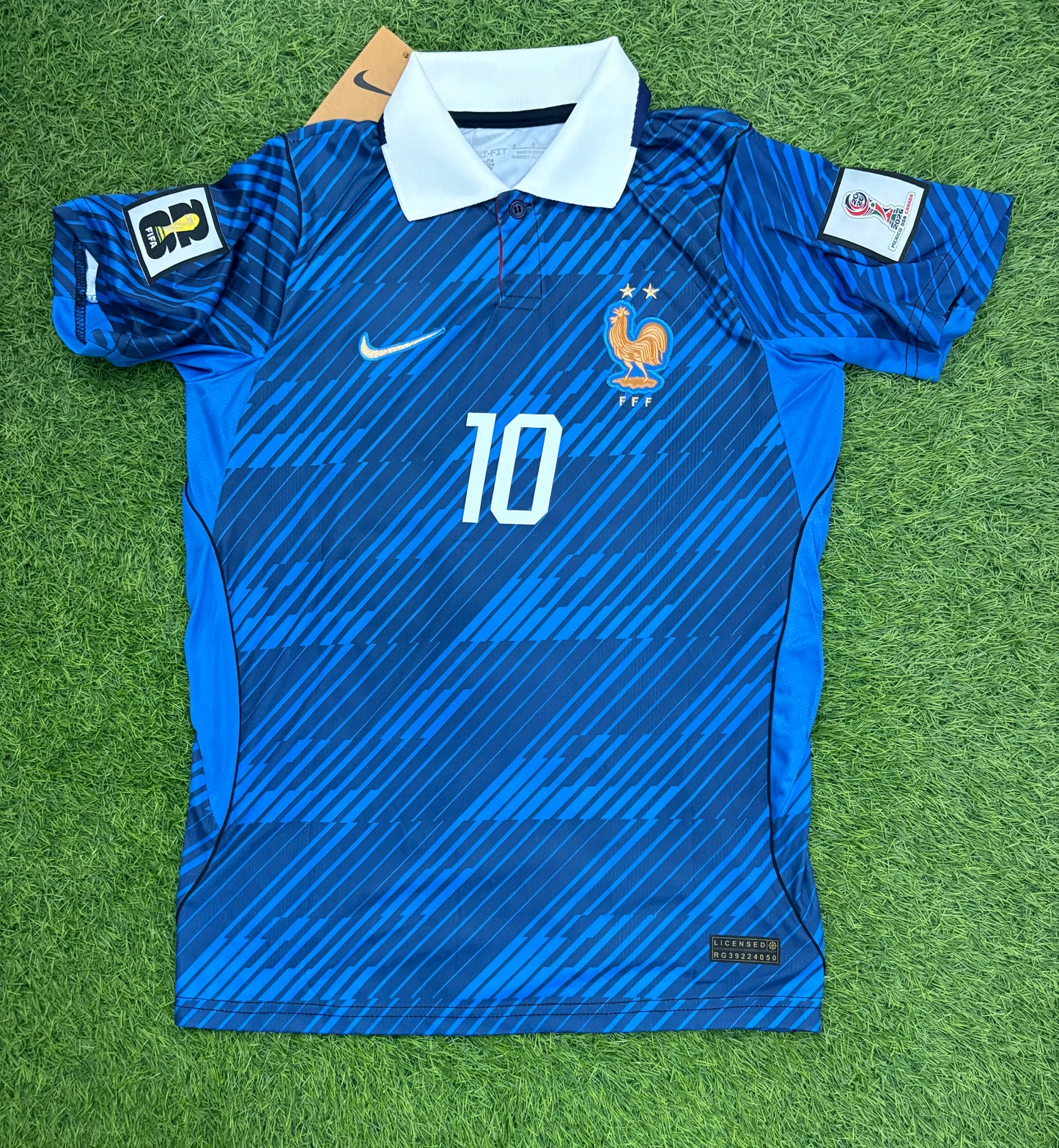 France Home worldcup 2026 shirt Embroidered logos