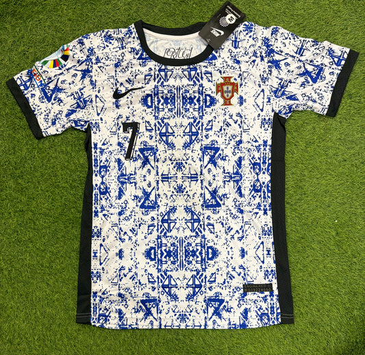 Portugal Ronaldo 7 Euro Cup 2024 Away Shirt