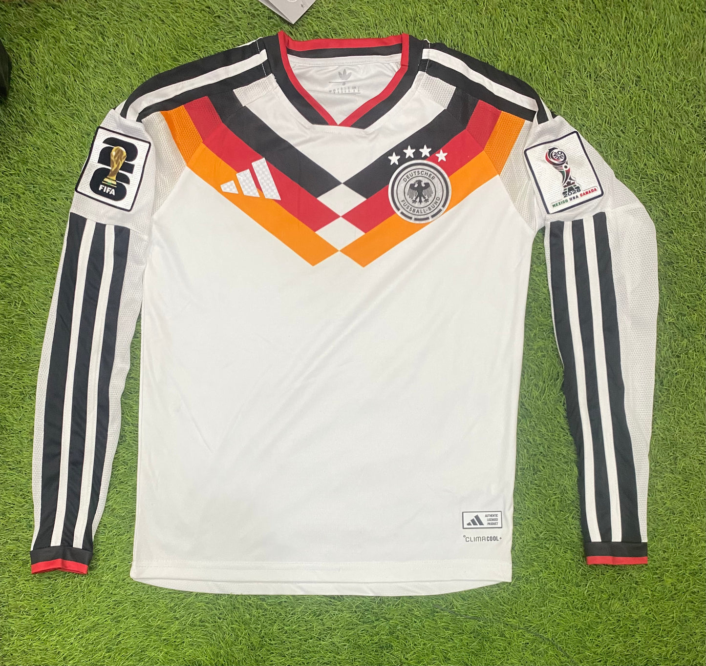 Germany Home Worldcup 2026 Player Version Logos (full sleeves)