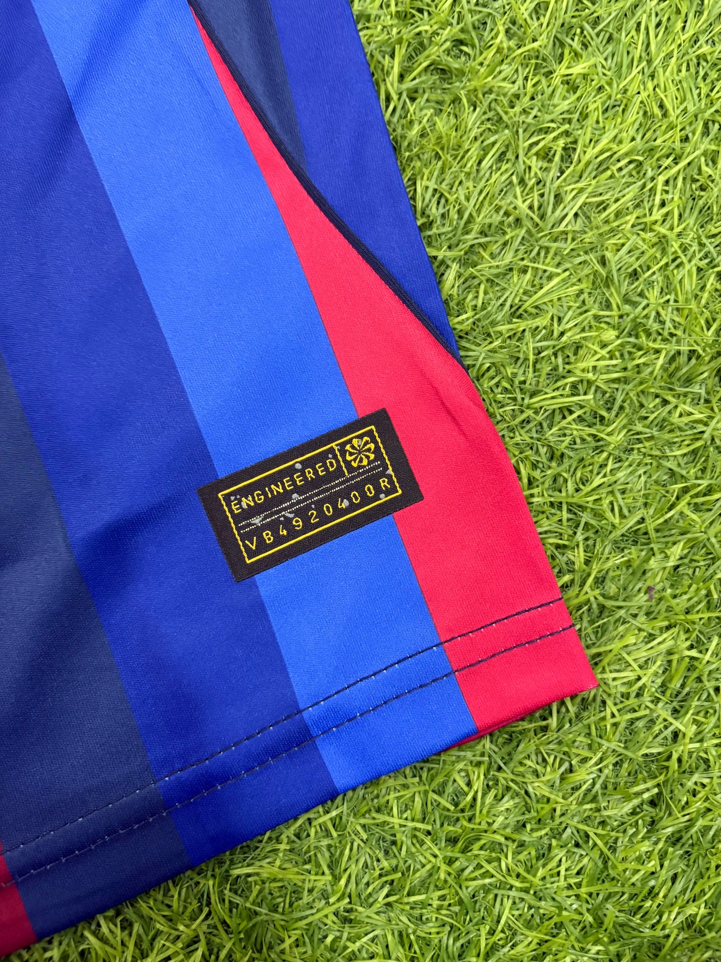 Barcelona Home 26/27 Player version logos (Half sleeves)