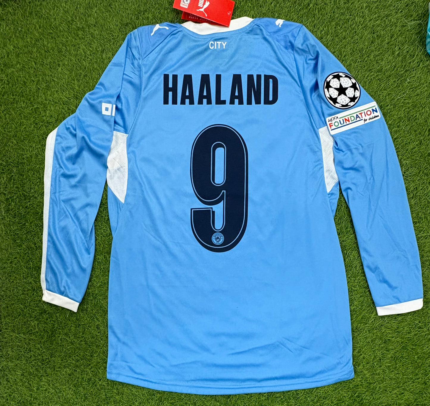 Manchester City Home 26/27 Player version logos (full sleeves)