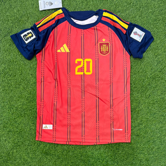 Spain Home worldcup 2026 kit Embroidered logos