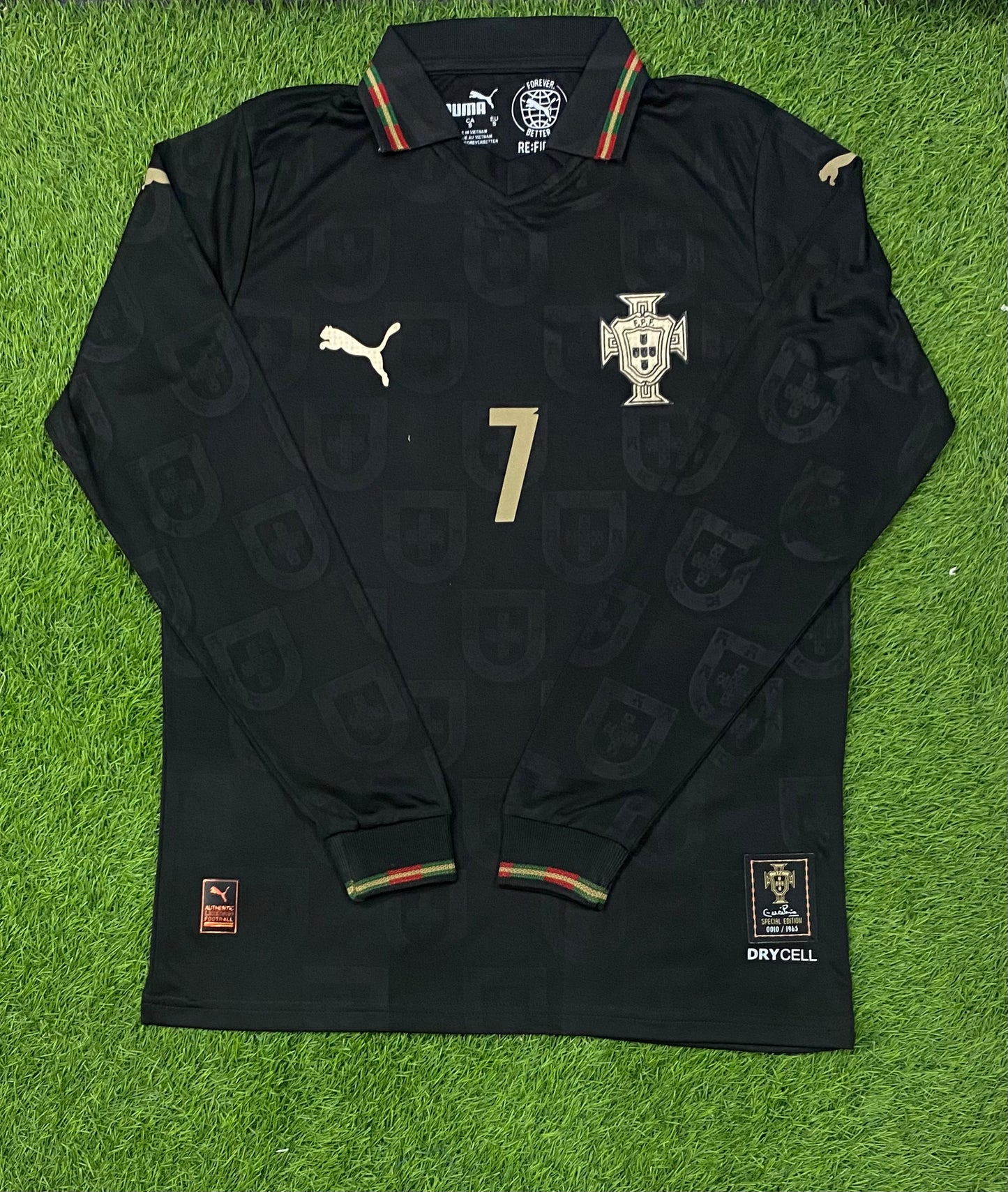 Portugal black panther jersey 2026 Player version (full sleeves)