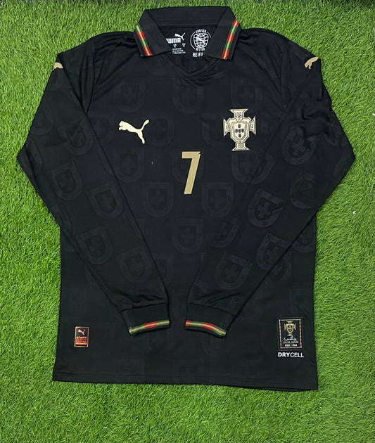 Portugal black panther jersey 2026 Player version (full sleeves)