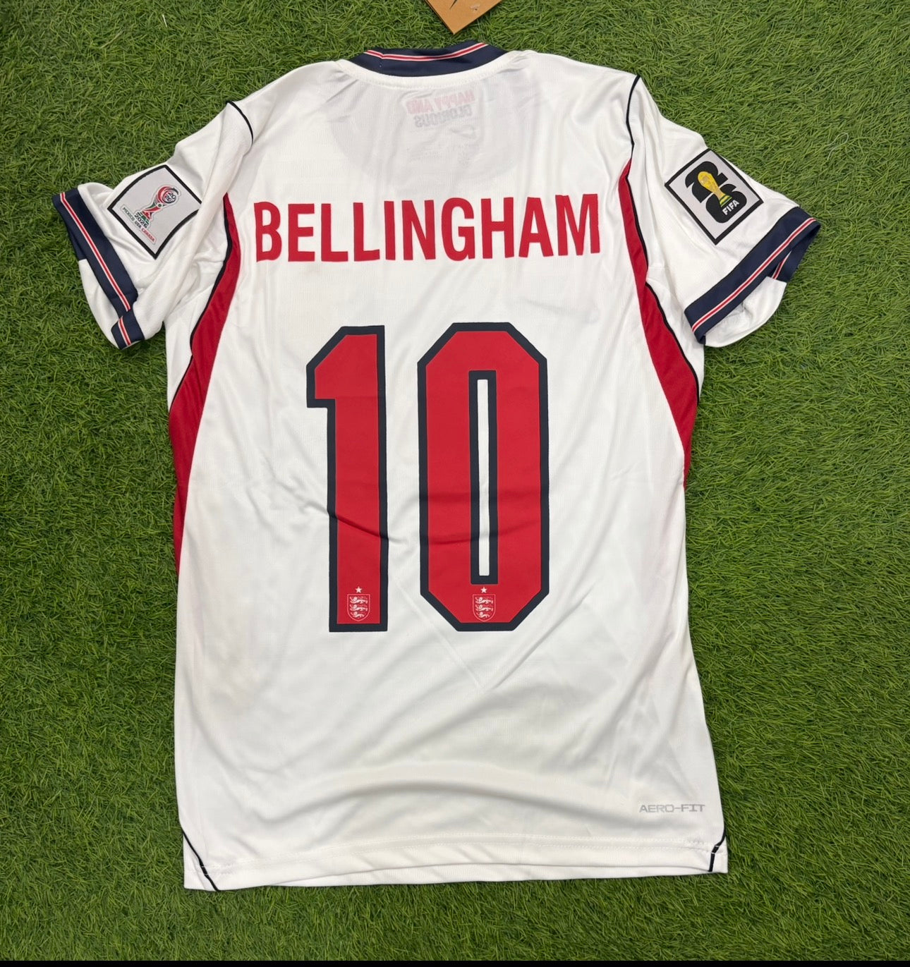 England Home worldcup 2026 shirt Embroidered logos