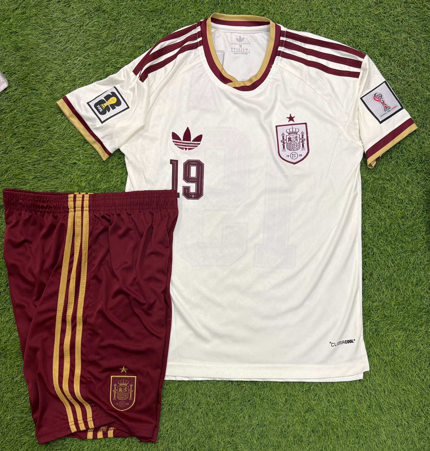 Spain Away worldcup 2026 Embroidered logos