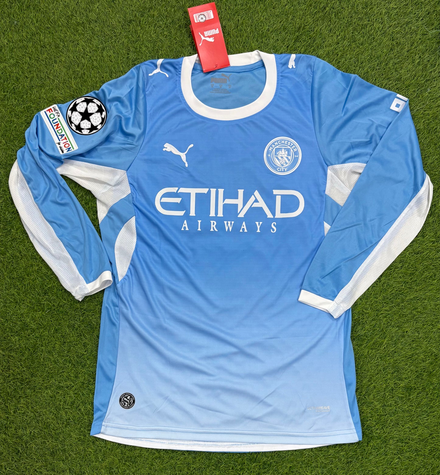 Manchester City Home 26/27 Player version logos (full sleeves)