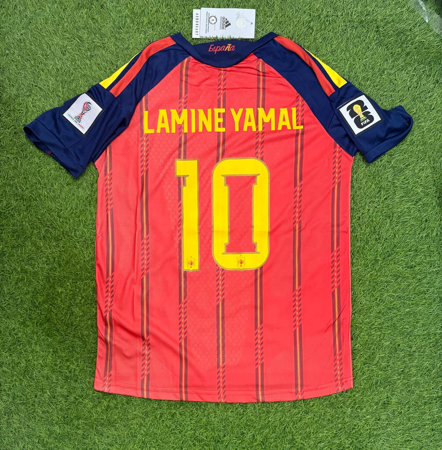 Spain Home Worldcup 2026 (half sleeves)