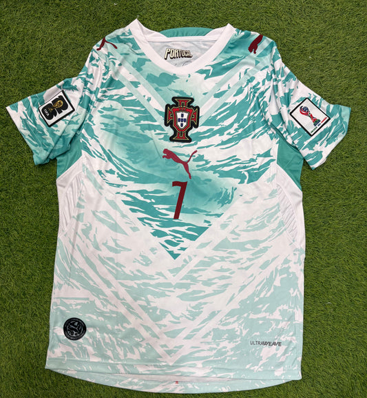Portugal away worldcup 2026 shirt Embroidered logos