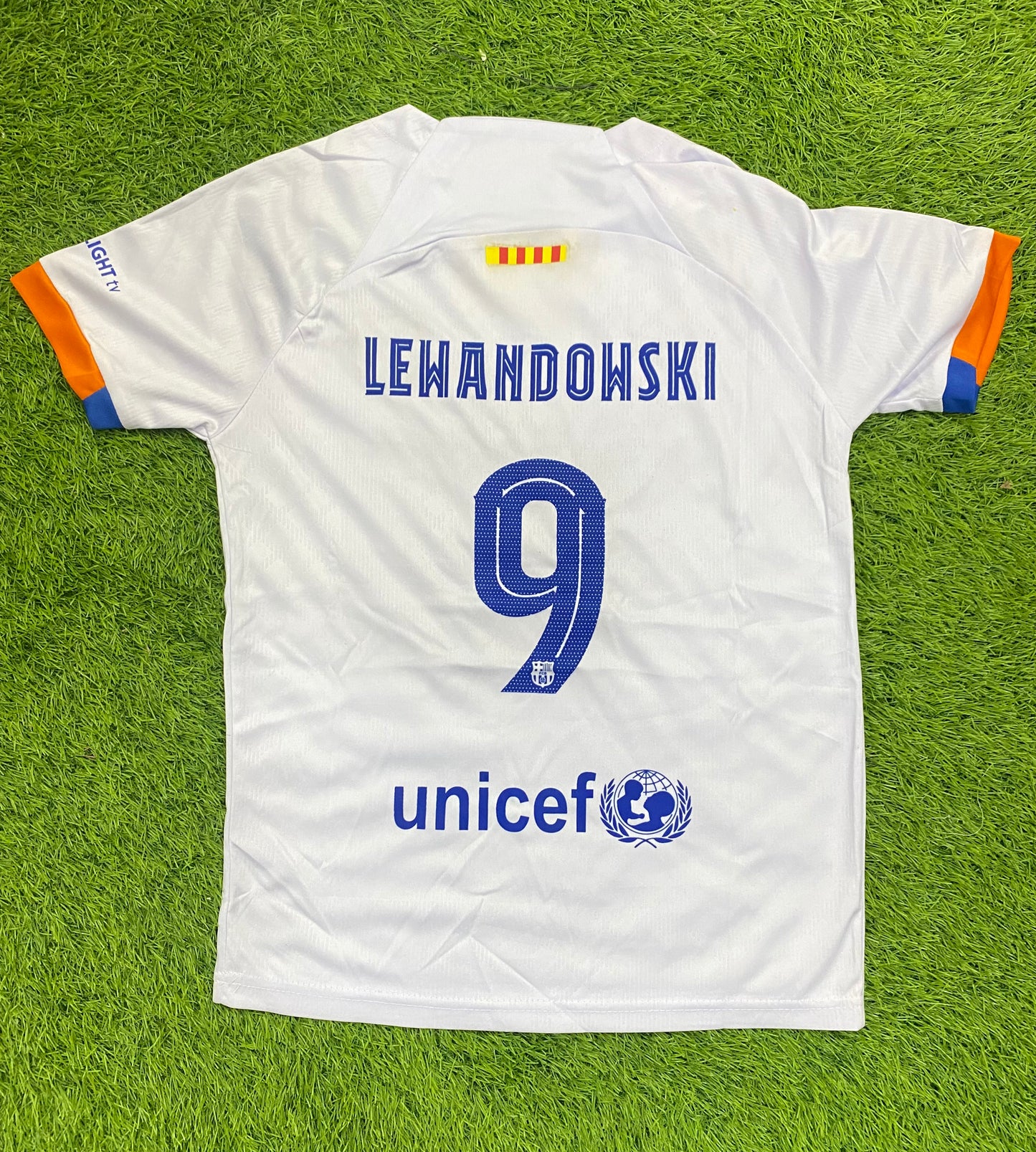 Kids Barcelona away shirt 23/24