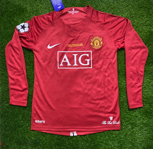 Full Sleeves Manchester United Ronaldo Home Shirt 2008