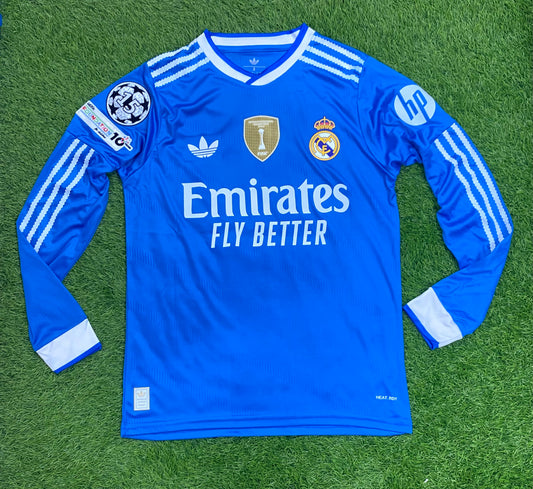 Real Madrid Third Shirt 25/26 Player version full sleeves