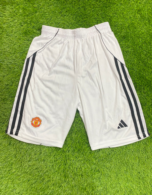 Manchester United home shorts 25/26