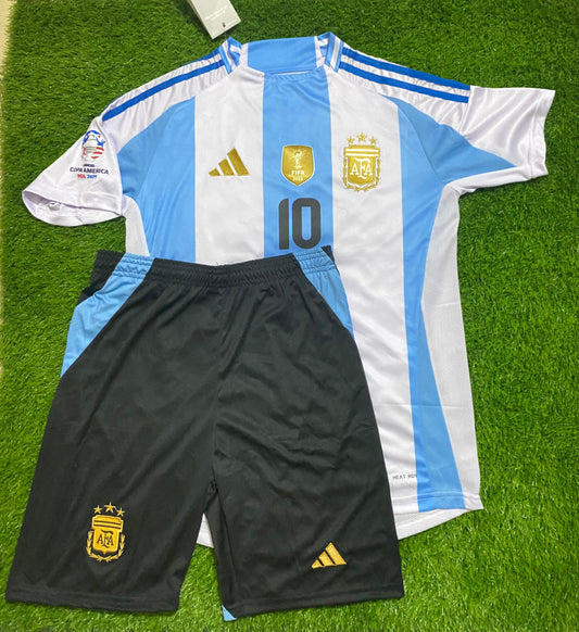 Kids Argentina Cop America Home Kit 2024