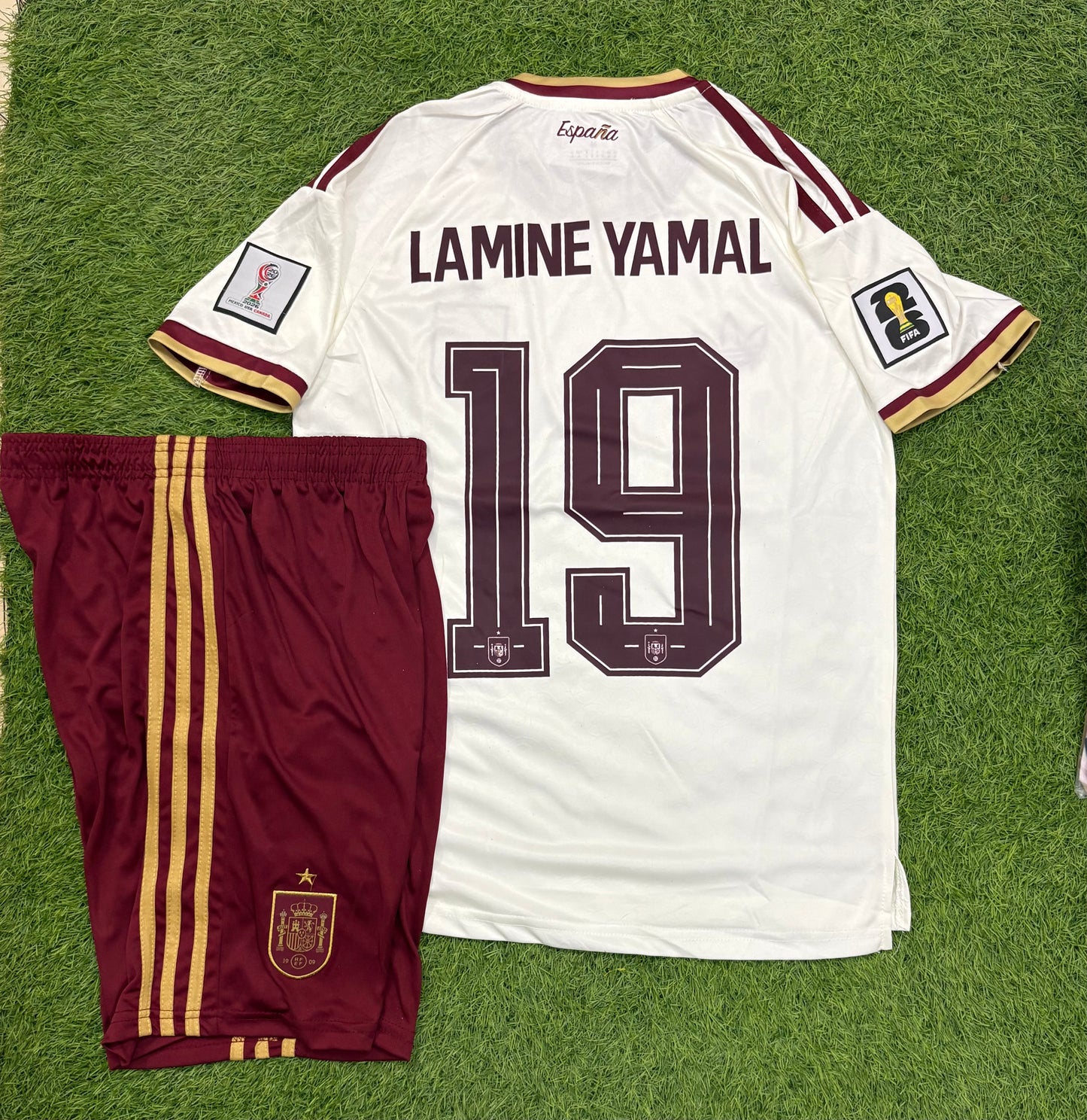 Spain Away worldcup 2026 Embroidered logos