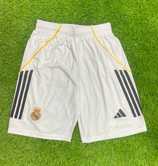 Real Madrid home shorts 25/26