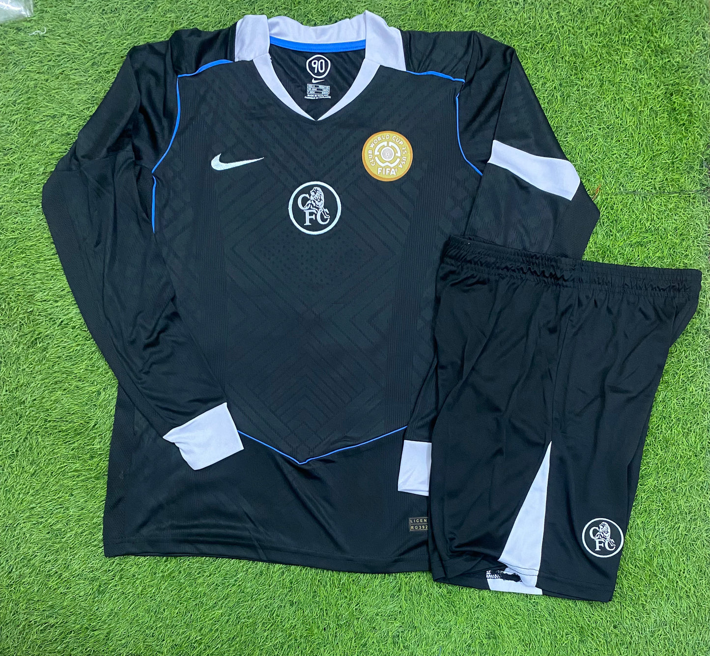 Chelsea Third 25/26 kit Embroidered logos (full sleeves)