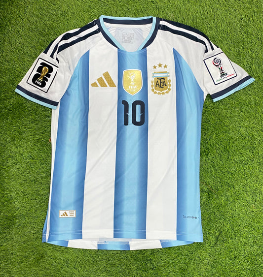 Argentina Home Worldcup 2026 Player Version Logos (half sleeves)