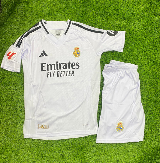 Kids Real Madrid Home kit 24/25