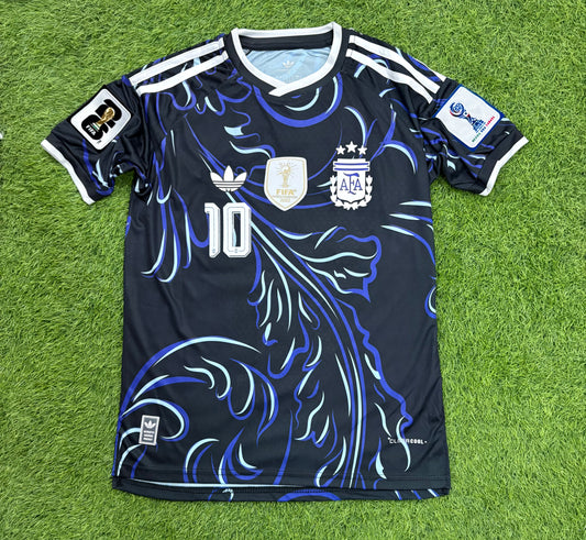 Argentina Away Worldcup 2026 Player Version Logos (half sleeves)