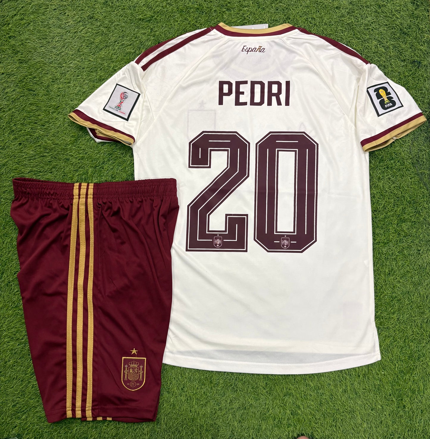 Spain Away worldcup 2026 Embroidered logos