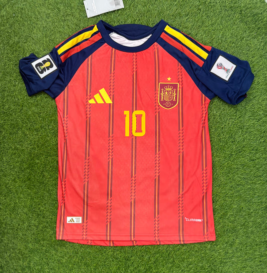 Spain Home Worldcup 2026 (half sleeves)