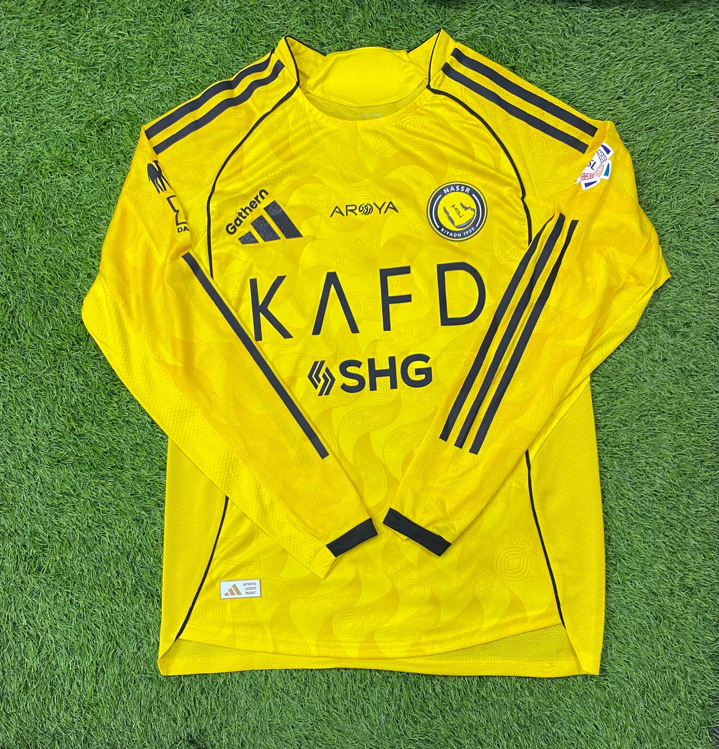 Al Nassar Home Ronaldo # 7 25/26 (Player version logos) Full sleeves