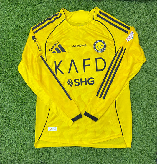 Al Nassar Home Ronaldo # 7 25/26 (Player version logos) Full sleeves