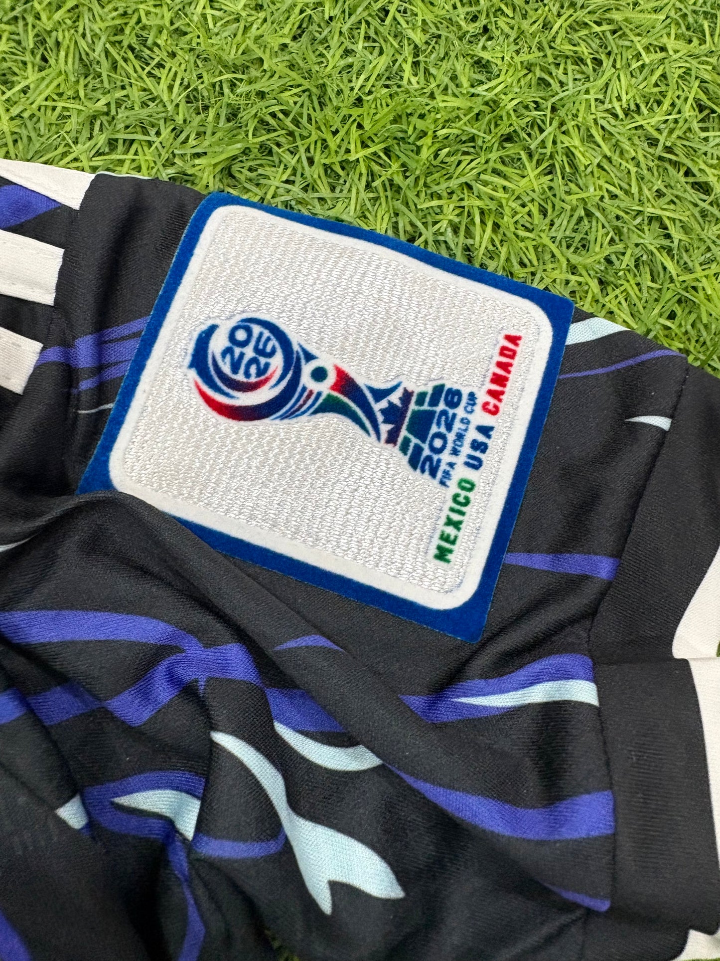 Argentina Away Worldcup 2026 Player Version Logos (full sleeves)
