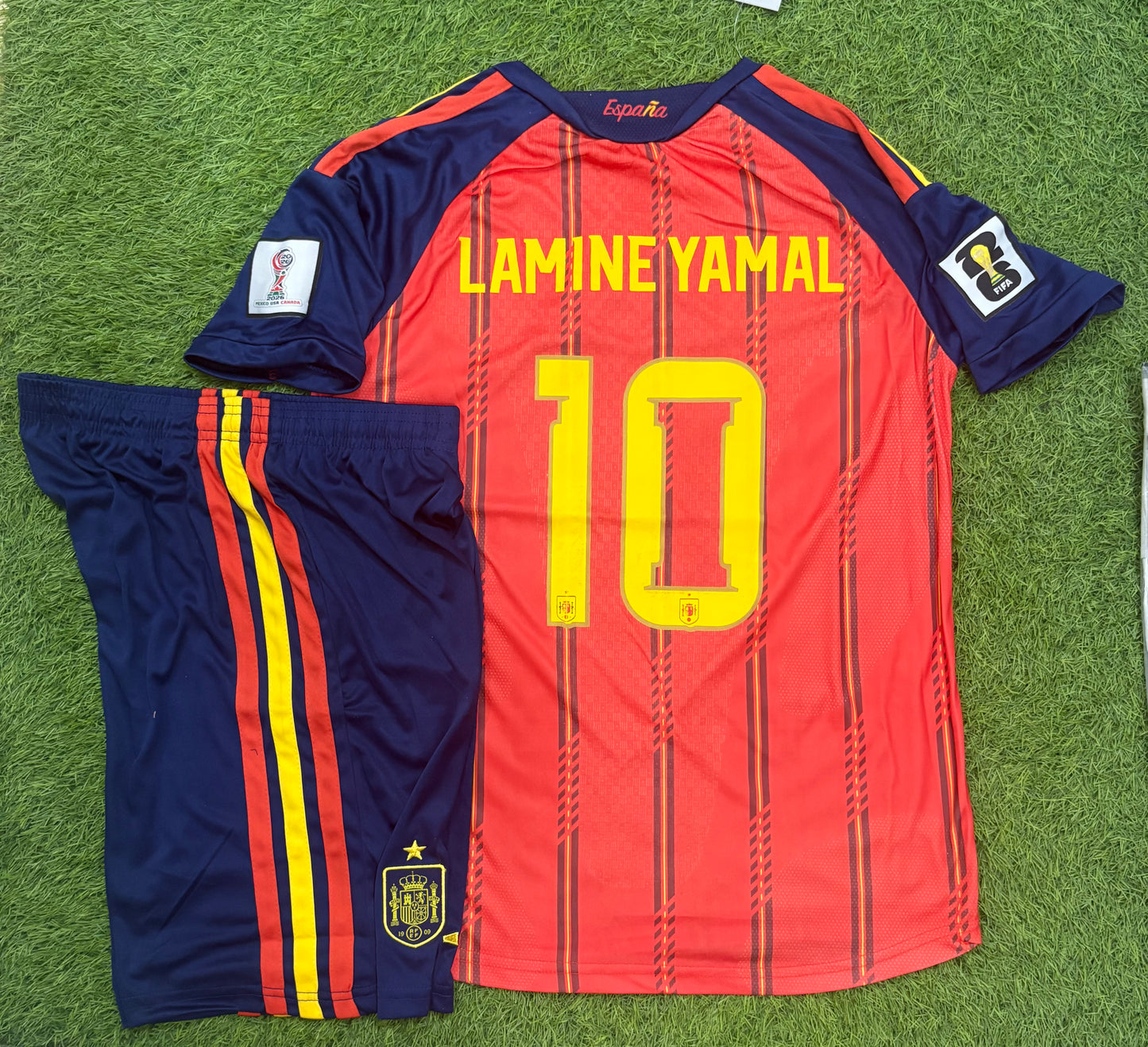 Spain Home worldcup 2026 kit Embroidered logos