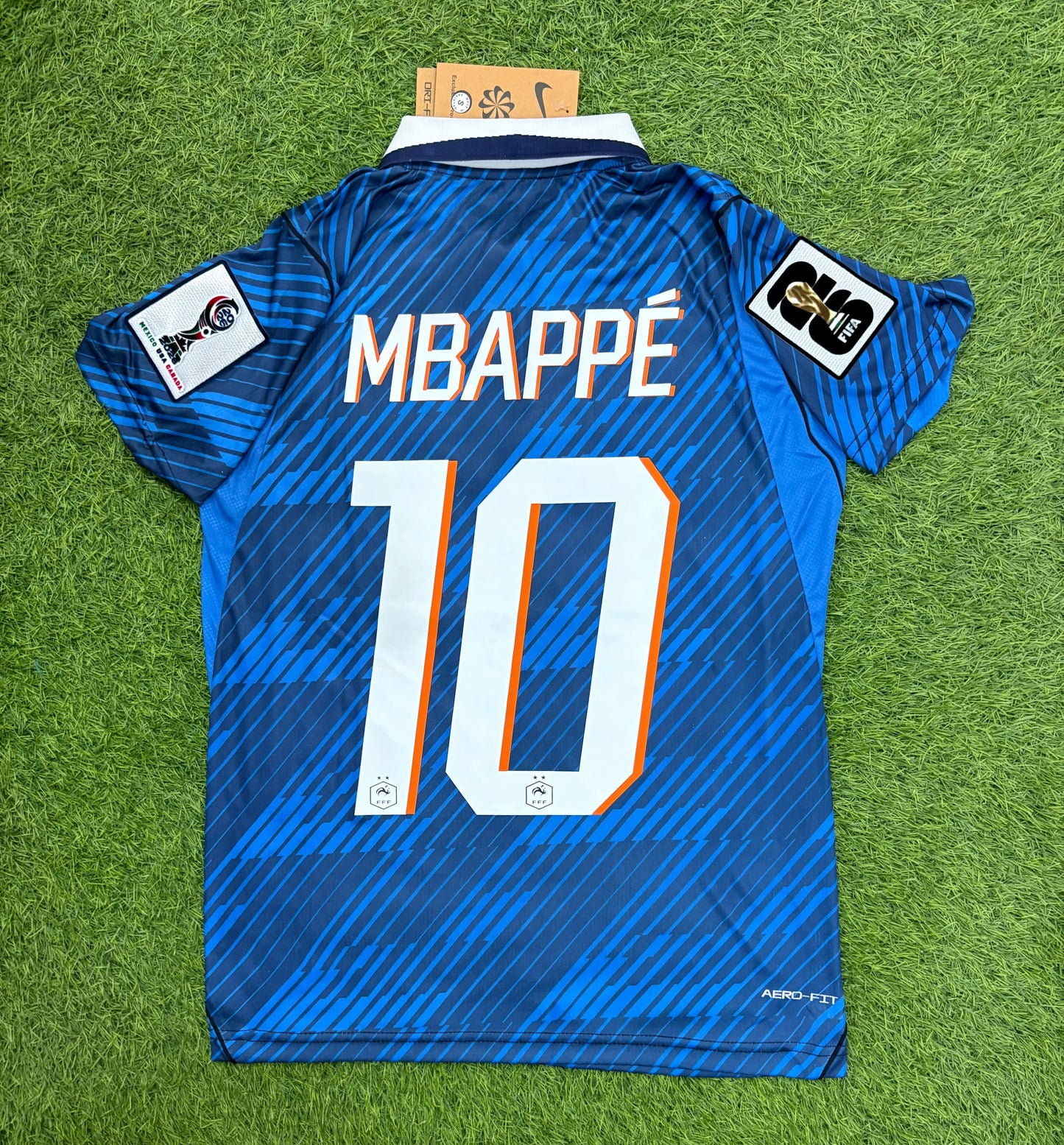 France Home Worldcup 2026 Player Version Logos (half sleeves)