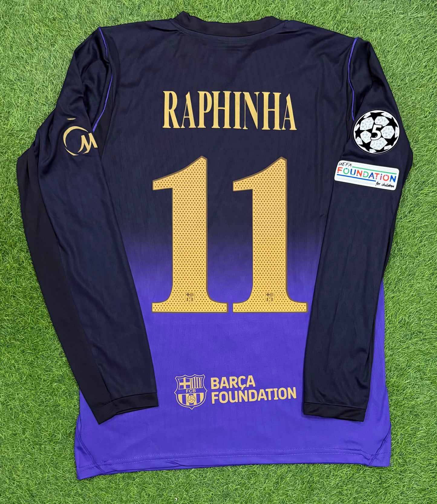 Barcelona away 26/27 Player version logos (full sleeves)