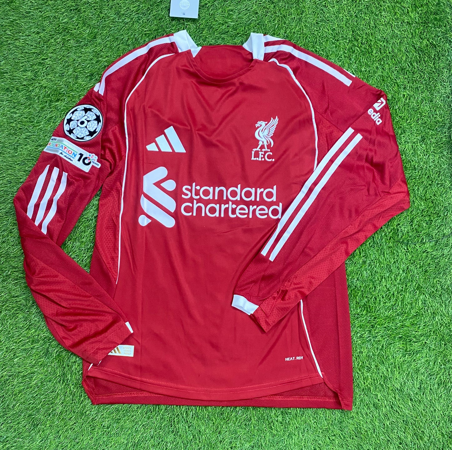 Liverpool Home Shirt 25/26 Player Version (full sleeves )