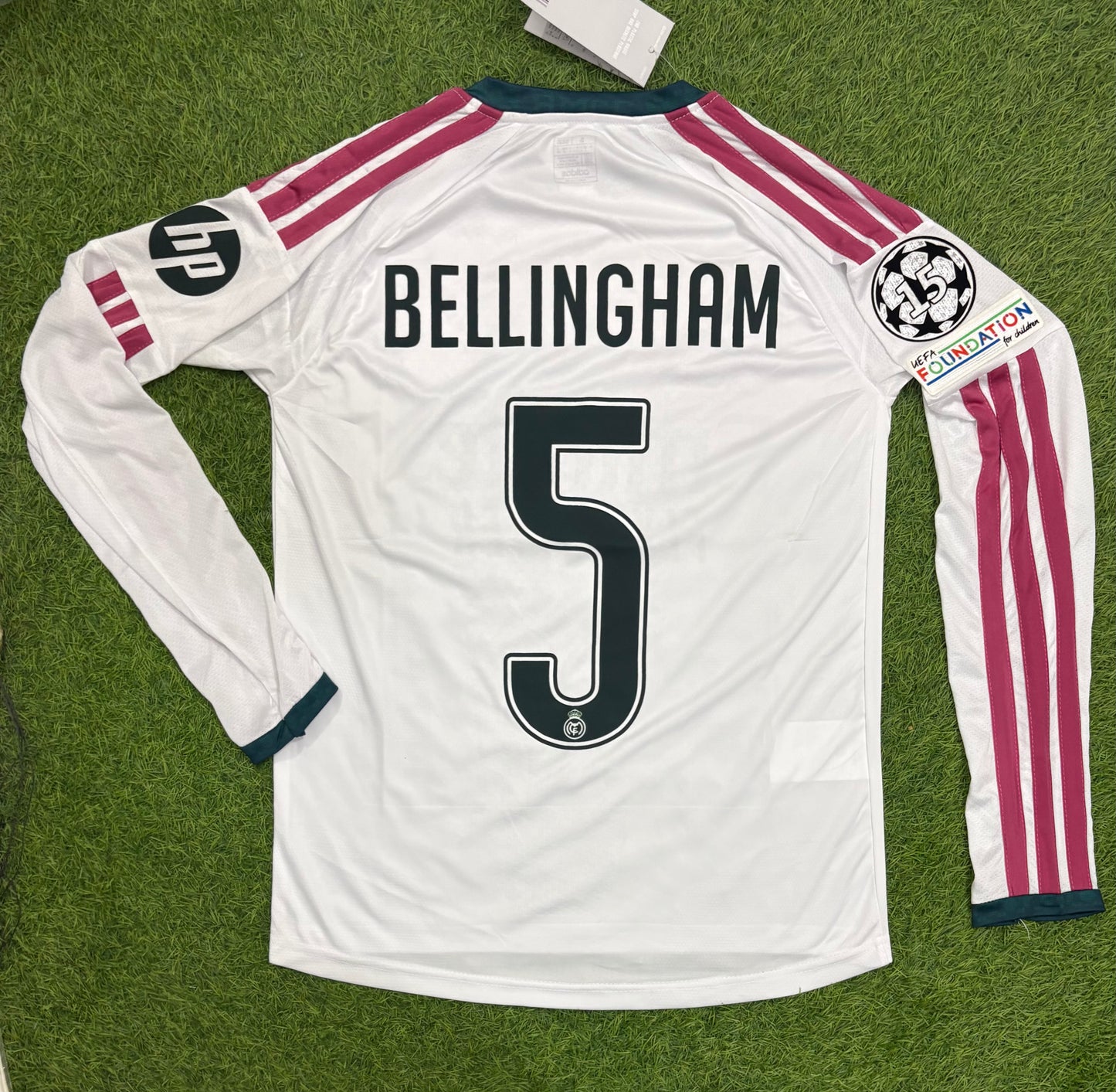 Real Madrid Home Shirt 26/27 Player version logos (full sleeves)