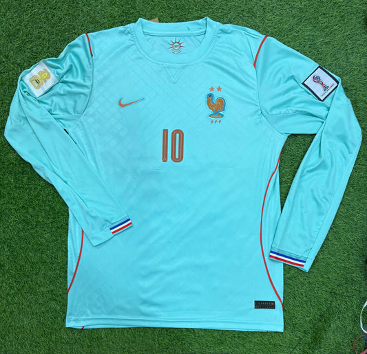 France Away worldcup 2026 shirt full sleeves Embroidered logos